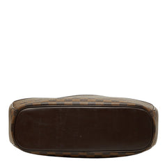 ルイ ヴィトン ダミエ サリア オリゾンタル ハンドバッグ N51282 ブラウン PVC レザー レディース LOUIS VUITTON 【中古】