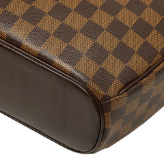 ルイ ヴィトン ダミエ サリア オリゾンタル ハンドバッグ N51282 ブラウン PVC レザー レディース LOUIS VUITTON 【中古】