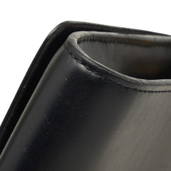 ルイ ヴィトン ポシェット ルイーズMM チェーン ショルダーバッグ M94335 ブラック レザー レディース LOUIS VUITTON 【中古】
