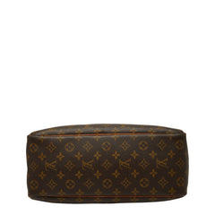 ルイ ヴィトン モノグラム ドーヴィル ハンドバッグ M47270 ブラウン PVC レザー レディース LOUIS VUITTON 【中古】