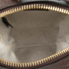 グッチ ジャンボGG ハンドバッグ ショルダーバッグ 2WAY 696072 ベージュ ブラウン キャンバス レザー レディース GUCCI 中古