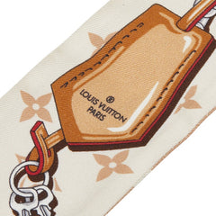 ルイ ヴィトン モノグラム バンドー BB アルティメット スカーフ M77777 ベージュ マルチカラー レディース LOUIS VUITTON 【中古】
