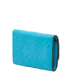 ルイ ヴィトン モノグラム アンプラント ミュルティクレ6 キーケース M81566 ブルー レザー レディース LOUIS VUITTON 【中古】