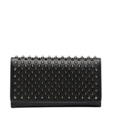 クリスチャンルブタン スパイク マカロン 長財布 二つ折り ブラック レザー メンズ Christian Louboutin 【中古】