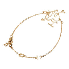 ディオール ハートアロー ブレスレット ゴールド メッキ レディース Dior 【中古】