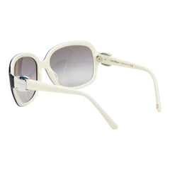 サルヴァトーレフェラガモ サングラス 2194-A ホワイト ブラック プラスチック レディース Salvatore Ferragamo 【中古】