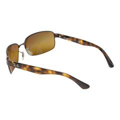 レイバン 偏光サングラス クロマンスレンズ RB3566 ブラウン プラスチック メンズ Ray-Ban 【中古】