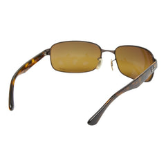 レイバン 偏光サングラス クロマンスレンズ RB3566 ブラウン プラスチック メンズ Ray-Ban 【中古】