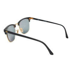 レイバン クラブマスター サングラス 偏光レンズ 度入り サーモント ブロー RB3016 ブラック プラスチック メンズ Ray-Ban 【中古】