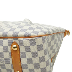 ルイ ヴィトン ダミエ シラクーサGM トートバッグ ショルダーバッグ 2WAY N41111 ホワイト PVC レザー レディース LOUIS VUITTON 【中古】