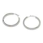 K18WG ホワイトゴールド ダイヤ1.12ct ピアス レディース 【中古】