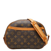ルイ ヴィトン モノグラム ブロワ 斜め掛け ショルダーバッグ M51221 ブラウン PVC レザー レディース LOUIS VUITTON 【中古】