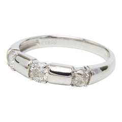 Pt900 プラチナ ダイヤ0.50ct リング 指輪 レディース 11号 【中古】