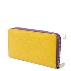 ルイ ヴィトン エピ ジッピーウォレット ラウンドファスナー 長財布 M62315 シトロン レザー レディース LOUIS VUITTON 中古