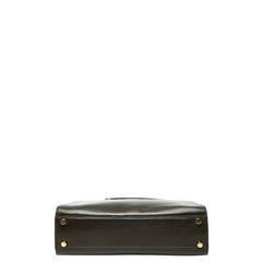 サルヴァトーレフェラガモ ガンチーニ ハンドバッグ ブラウン レザー レディース Salvatore Ferragamo 【中古】