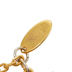 ルイ ヴィトン ブラスレ ギャンブル ブレスレット M65209 ゴールド ブルー メッキ スワロフスキー レディース LOUIS VUITTON 【中古】