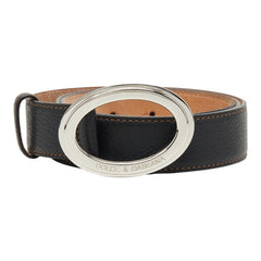 ドルチェアンドガッバーナ ベルト サイズ34 ブラック レザー メンズ DOLCE&GABBANA 【中古】