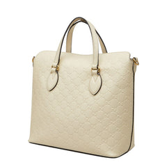 グッチ グッチシマ ハンドバッグ ショルダーバッグ 2WAY 428226 ホワイト レザー レディース GUCCI 【中古】