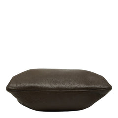 プラダ ショルダーバッグ 斜め掛け ダークブラウン レザー レディース PRADA 【中古】