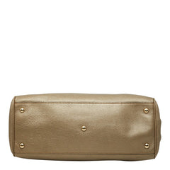 グッチ バンブー ハンドバッグ ショルダーバッグ 2WAY 323660 ゴールド ブラウン系 レザー レディース GUCCI 【中古】