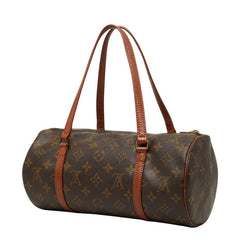 ルイ ヴィトン モノグラム パピヨン30 ハンドバッグ M51365 ブラウン PVC レザー レディース LOUIS VUITTON 【中古】