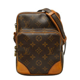 ルイ ヴィトン モノグラム アマゾン 斜め掛け ショルダーバッグ M45236 ブラウン PVC レザー レディース LOUIS VUITTON 【中古】