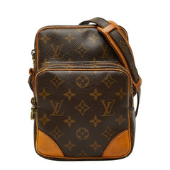 ルイ ヴィトン モノグラム アマゾン 斜め掛け ショルダーバッグ M45236 ブラウン PVC レザー レディース LOUIS VUITTON 【中古】