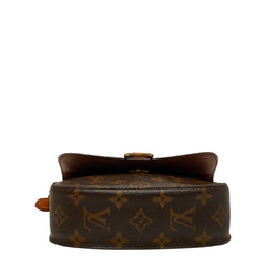 ルイ ヴィトン モノグラム ミニサンクルー PM 斜め掛け ショルダーバッグ M51244 ブラウン PVC レザー レディース LOUIS VUITTON 【中古】