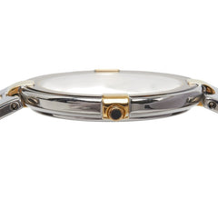 セイコー LASSALE ラサール 2F50-0170 ダイヤ12P 腕時計 LBMA024 クオーツ シルバー文字盤 ステンレススチール メンズ SEIKO 【中古】