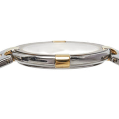 セイコー LASSALE ラサール 2F50-0170 ダイヤ12P 腕時計 LBMA024 クオーツ シルバー文字盤 ステンレススチール メンズ SEIKO 【中古】