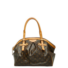 ルイ ヴィトン モノグラム ティヴォリGM ハンドバッグ ショルダーバッグ M40144 ブラウン PVC レザー レディース LOUIS VUITTON 【中古】