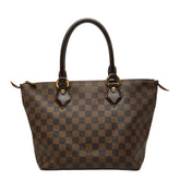 ルイ ヴィトン ダミエ サレヤPM トートバッグ ハンドバッグ N51183 ブラウン PVC レザー レディース LOUIS VUITTON 【中古】