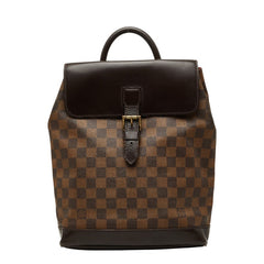 ルイ ヴィトン ダミエ ソーホー リュック バックパック N51132 ブラウン PVC レザー レディース LOUIS VUITTON 【中古】