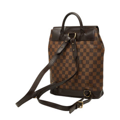 ルイ ヴィトン ダミエ ソーホー リュック バックパック N51132 ブラウン PVC レザー レディース LOUIS VUITTON 【中古】