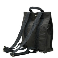 エルメス エールライン アドMM リュックサック 2WAY ハンドバッグ グレー キャンバス レディース HERMES 【中古】