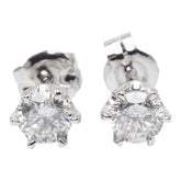 Pt900 プラチナ ダイヤ0.40ct スタッドピアス ピアス レディース 【中古】