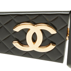シャネル ココマーク サングラス 01450 94305 ブラック プラスチック レディース CHANEL 【中古】