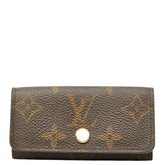 ルイ ヴィトン モノグラム ミュルティクレ4 キーケース M69517 ブラウン PVC レザー レディース LOUIS VUITTON 【中古】
