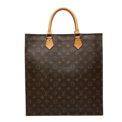 ルイ ヴィトン モノグラム サックプラ ハンドバッグ トートバッグ M51140 ブラウン PVC レザー レディース LOUIS VUITTON 【中古】