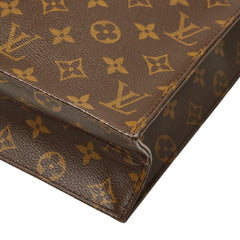 ルイ ヴィトン モノグラム サックプラ ハンドバッグ トートバッグ M51140 ブラウン PVC レザー レディース LOUIS VUITTON 【中古】