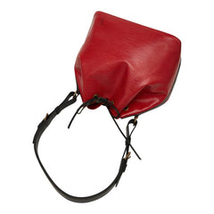 ルイ ヴィトン エピ プチ ノエ バイカラー ショルダーバッグ M44172 レッド ブラック レザー レディース LOUIS VUITTON 【中古】