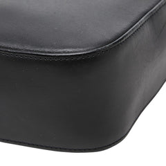 バーバリー ノバチェック ショルダーバッグ ブラック ベージュ レザー ナイロン レディース BURBERRY 【中古】