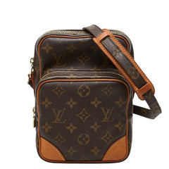 ルイ ヴィトン モノグラム アマゾン 斜め掛け ショルダーバッグ M45236 ブラウン PVC レザー レディース LOUIS VUITTON 【中古】