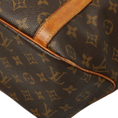 ルイ ヴィトン モノグラム サックショッピング トートバッグ ショルダーバッグ M51108 ブラウン PVC レザー レディース LOUIS VUITTON 【中古】