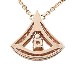 ブルガリ ディーヴァドリーム ネックレス K18PG ピンクゴールド ダイヤモンド レディース BVLGARI 【中古】