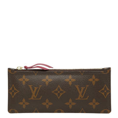 ルイ ヴィトン モノグラム ポルトフォイユ ジョセフィーヌ 付属 コインケース ポーチ ブラウン PVC レザー レディース LOUIS VUITTON 【中古】