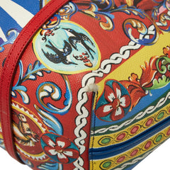 ドルチェアンドガッバーナ エスケープ トートバッグ ショルダーバッグ マルチカラー レザー レディース DOLCE&GABBANA 【中古】
