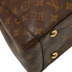 ルイ ヴィトン モノグラム モンテーニュMM ハンドバッグ ショルダーバッグ 2WAY M41056 ブラウン PVC レザー レディース LOUIS VUITTON 【中古】