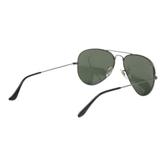 レイバン アビエーター AVIATOR ティアドロップ サングラス ダブルブリッジ ブラック メタル メンズ Ray-Ban 【中古】