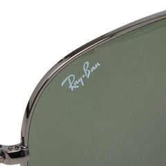 レイバン アビエーター AVIATOR ティアドロップ サングラス ダブルブリッジ ブラック メタル メンズ Ray-Ban 【中古】
